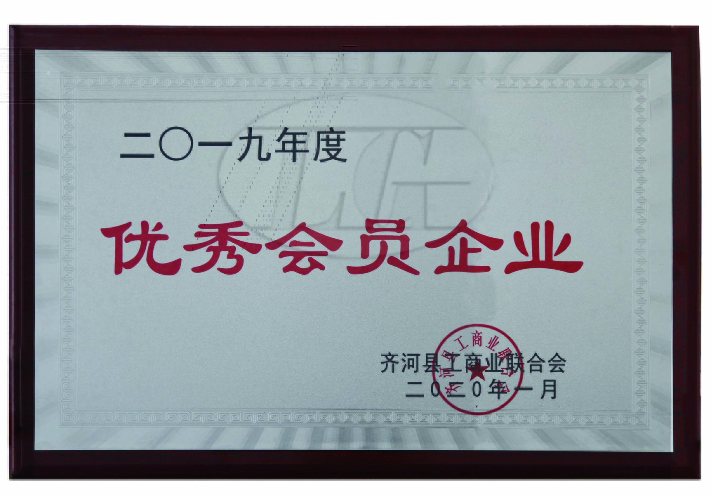 山東聯(lián)工試驗機并評為優(yōu)秀會員企業(yè)